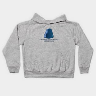 The Pioneers Used to Ride These Babies for Miles! Kids Hoodie